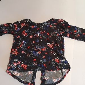 Old navy girls flower shirt